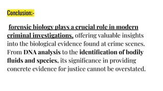 Forensic Biology & Its biological significance.pdf