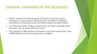 Recombination
 Recombination is the process by which progeny derive a combination of genes
different from that of either parent.
 In this manner, human genetic material is effectively shuffled with each
generation producing the diversity seen in the world today.
 