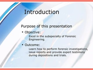 Forensic Engineering 09 | PPT