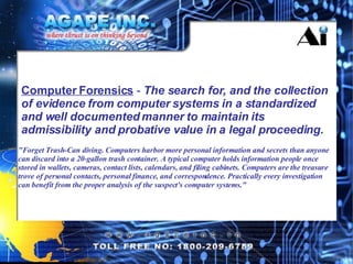Role of a Forensic Investigator | PPT
