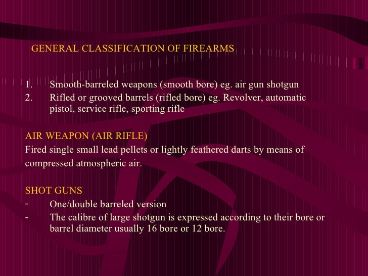 Forensic medicine firearms and firearm injuries