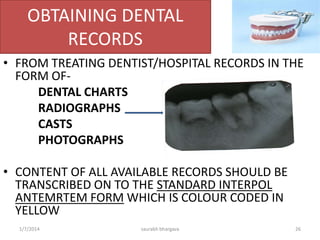 Human Dentition
Incisors: 2
Canine: 1
Premolar: 2
Molar: 3
Dental formula of a human adult is:
i 2/2, c 1/1, pm 2/2, m 3/3
simply
2123
2123
10/6/2016 26saurabh bhargava
 