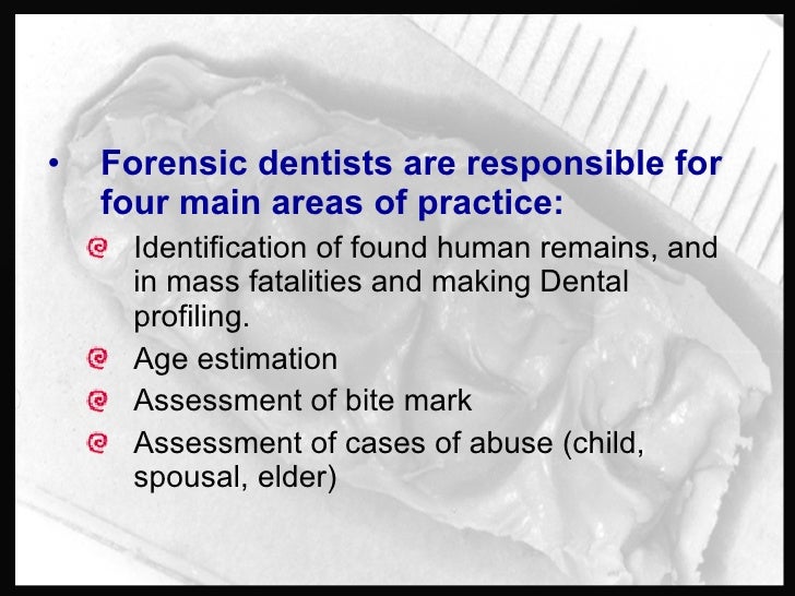 Forensic Odontology Dentistry