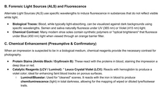 Forensic Light Source Ranges Chart FORENSIC PHYSICS FORENSIC PHYSICS 3.pptx