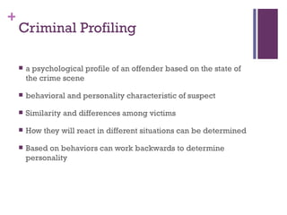 Forensic psychology | PPT