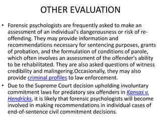 forensic psychology introduction | PPT