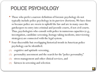 Gatekeeper Psy Forensic Psychology help in life to deduction and inference.ppsx