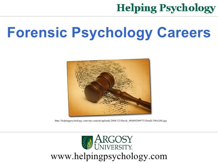 Forensic Psychology Careers
