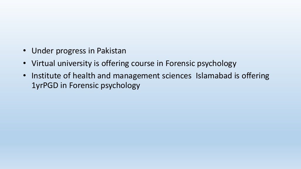 APA division of Forensic Psychology