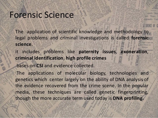 biotechnology in forensic sciences biotechnology in forensic sciences