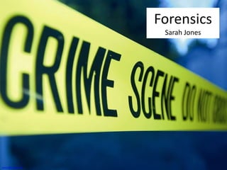www.fairviewhs.org
Forensics
Sarah Jones
 