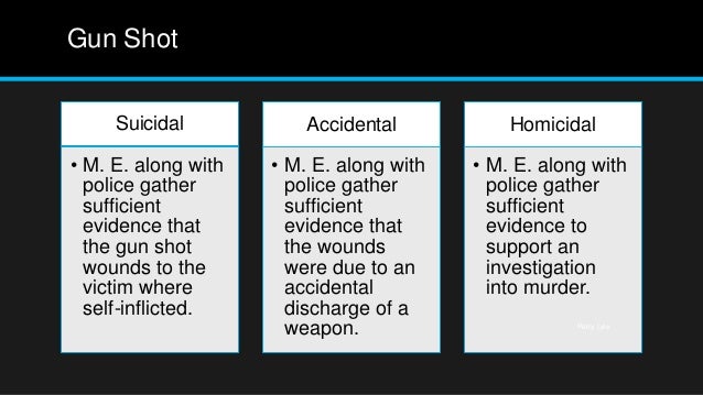 Forensics cause & manner of death
