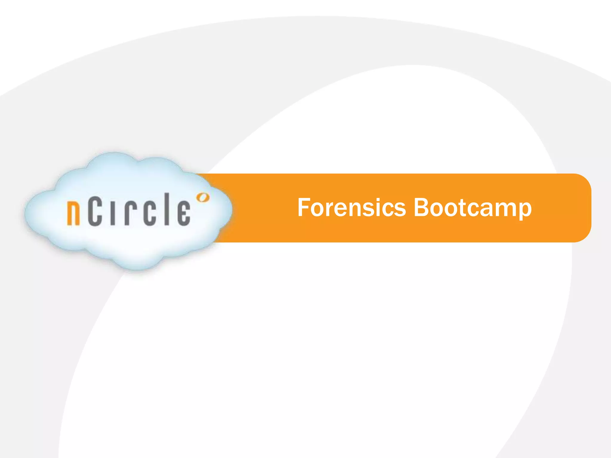 Computer Forensics Bootcamp PPT