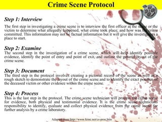  Link a suspect with a crime scene or a victim