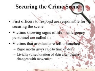  Establish the identity of a victim or suspect
