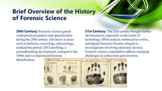 Forensic Science and Technology Advancement - DRx Deepak Jatav.pptx