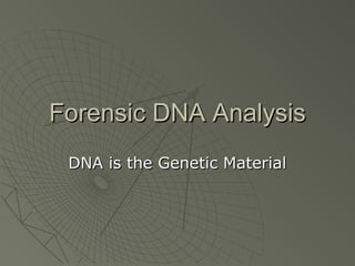 Forensic science dna | PPT
