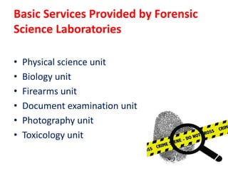 Forensic science investigators | PPTX