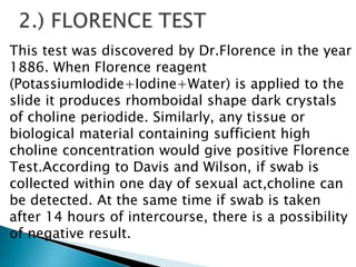 Forensic semen analysis | PPTX