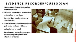 Example Forensic Reciprocal Roles Forensic Team Members and their roles.pptx