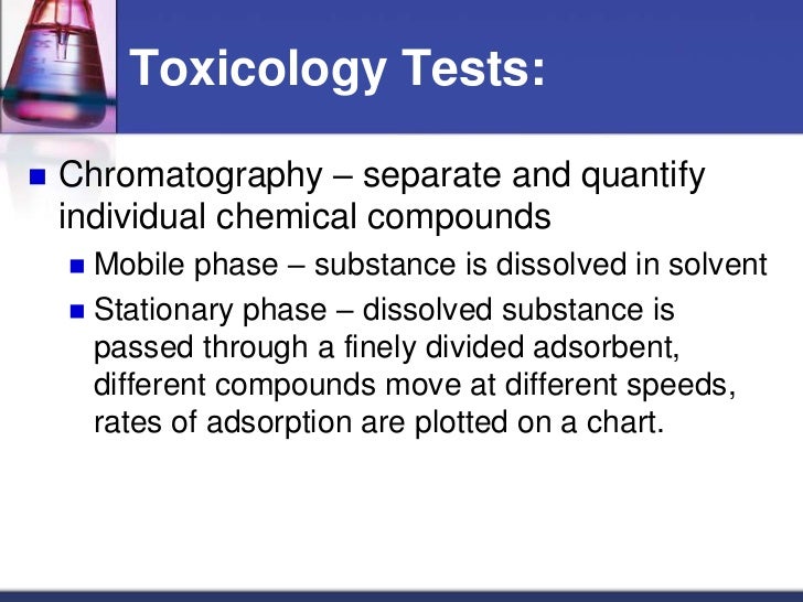 Forensic toxicology & chemical evidence