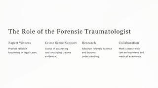 Comprehensive Forensic Traumatology: Injury Types, Analysis, and Case ...