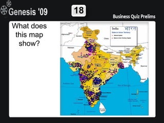 18
What does
 this map
  show?
 