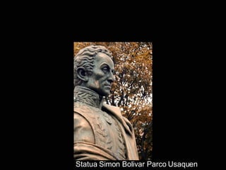 Statua Simon Bolivar Parco Usaquen 