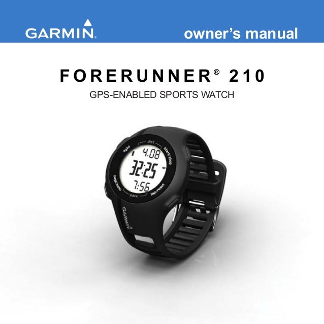 garmin forerunner 210 gps watch