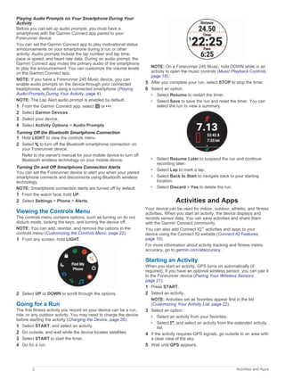 how to change app settings forerunner 245