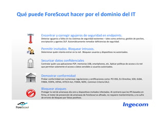Fore scout network access control (nac) daniel martínez_forescout | PDF