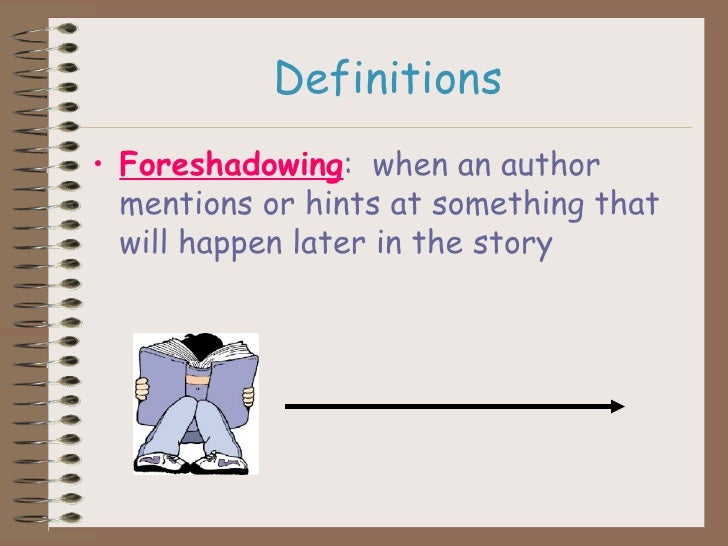 literature definition foreshadowing