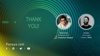 THANK
YOU!
Panaya.com
Oz Lavee
CTO ForeSight
Rakesh Gupta
8x Salesforce MVP
Automation Champion
 