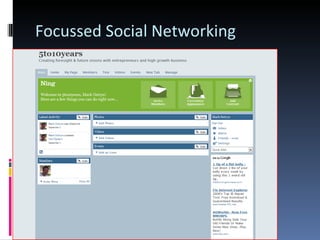 Focussed Social Networking 