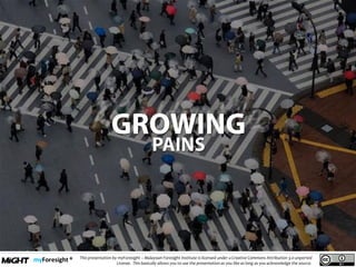 .
This presentation by myForesight – Malaysian Foresight Institute is licensed under a Creative Commons Attribution 3.0 unported
License. This basically allows you to use the presentation as you like as long as you acknowledge the source.
 