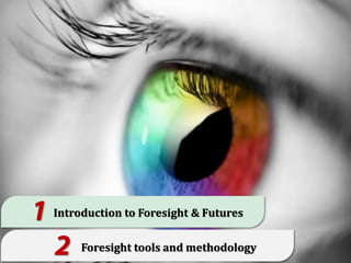 .
This presentation by myForesight – Malaysian Foresight Institute is licensed under a Creative Commons Attribution 3.0 unported
License. This basically allows you to use the presentation as you like as long as you acknowledge the source.
Introduction to Foresight & Futures
Foresight tools and methodology
 