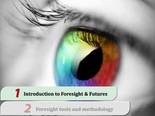 .
This presentation by myForesight – Malaysian Foresight Institute is licensed under a Creative Commons Attribution 3.0 unported
License. This basically allows you to use the presentation as you like as long as you acknowledge the source.
Introduction to Foresight & Futures
Foresight tools and methodology
 
