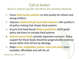 Foresight Report on food systems and diets: Facing the challenges of ...