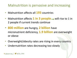 Foresight Report on food systems and diets: Facing the challenges of ...