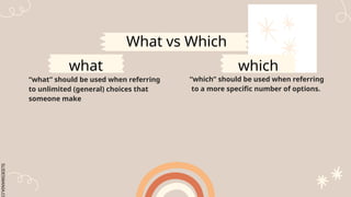 Understanding the Difference Between 'What' and 'Which' in English ...