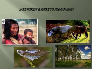 SAVEFOREST& SERVETOHUMANKIND
 
