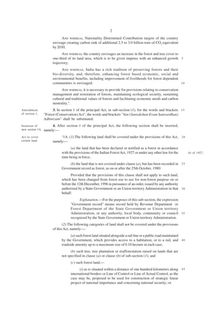 2
AND WHEREAS, Nationality Determined Contribution targets of the country
envisage creating carbon sink of additional 2.5 ...