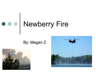 Newberry Fire By: Megan Z 