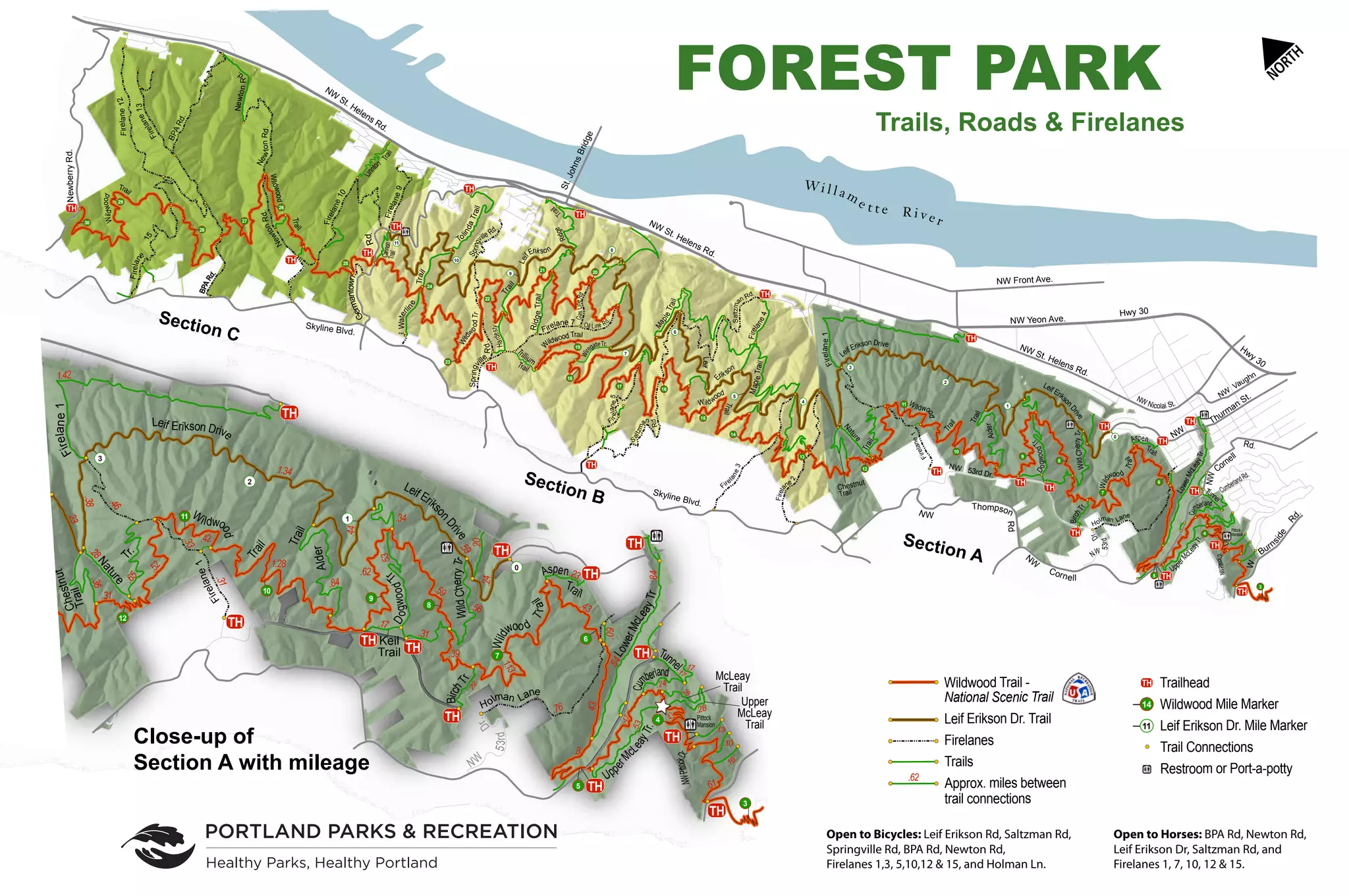 Black Hills Day Hikes Map National - Forest Park Trail Map 1 2048