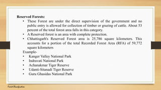 Reserved Forests Examples Forest Classification and objective .pdf