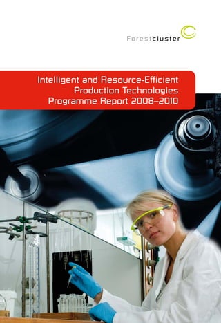 Intelligent and Resource-Efficient
          Production Technologies
   Programme Report 2008–2010
 