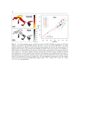 rst time multi-model scenarios at a 25km 
resolution for the SRES-A1B scenario (see van der Linden and Mitchell, 2009, for an 
overview). 
The main goal of the present work is developing future FWI System projections 
based on the multi-model ENSEMBLES dataset. In the  