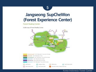 5
Korea-Indonesia Forest Center
Jangseong SupCheWon
(Forest Experience Center)
 