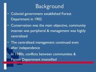Forest management decentralization in Kenya: Effects on household farm forestry decisions in Kakamega