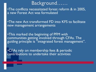 Forest management decentralization in Kenya: Effects on household farm forestry decisions in Kakamega